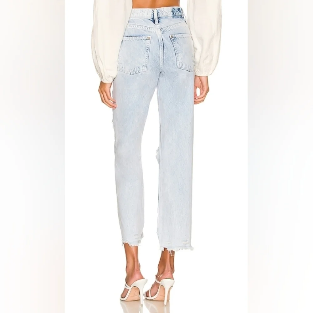 NWT Free People Tapered Baggy Boyfriend in Purple Rock - Picture 3 of 5